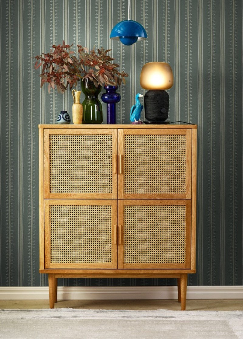 Picture of Fargesammensetning Astoria Stripe Dark green - 1036501-02 - 04979-01